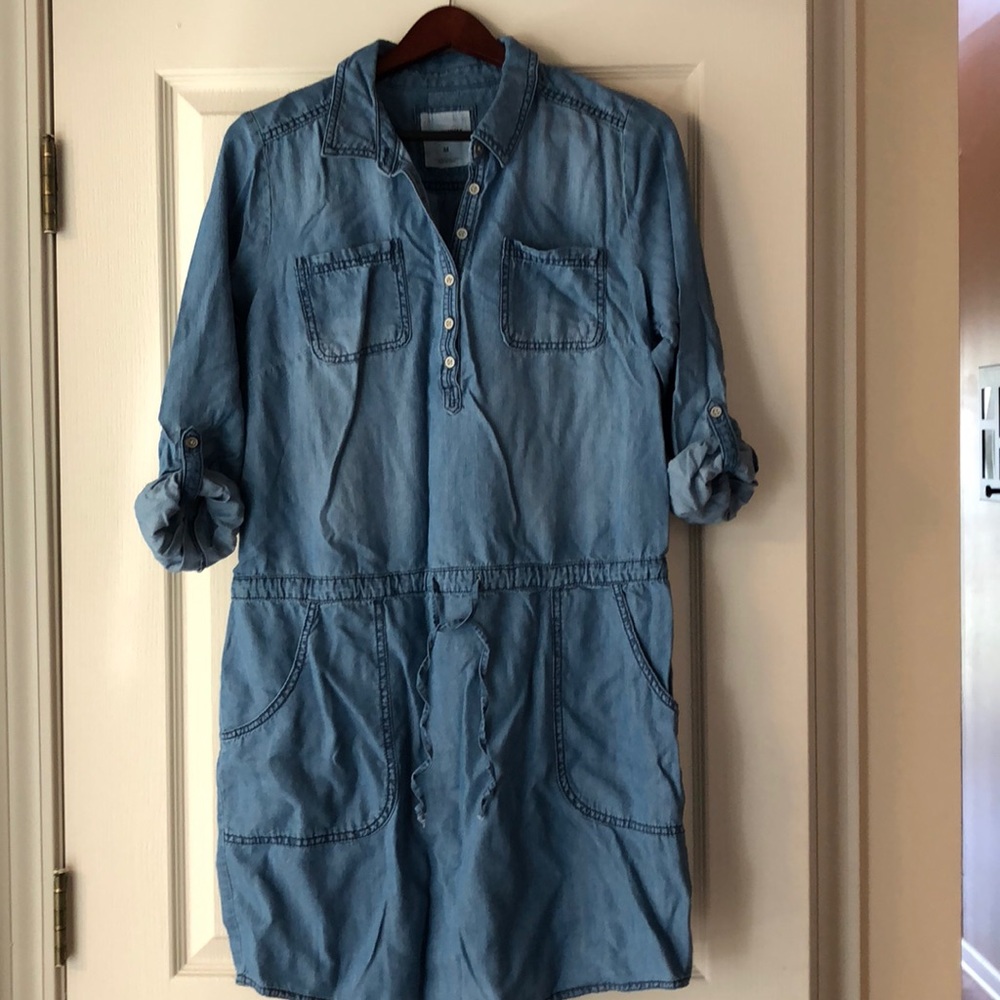 Sonoma Soft Chambray Shirt Dress